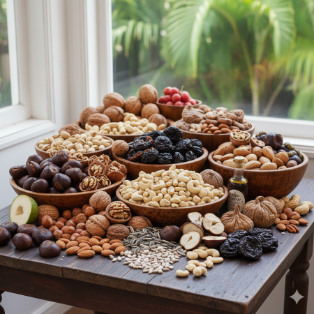 Kacang-kacangan & Buah-buahan kering